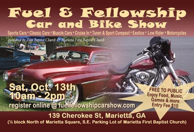 Zion Car Show postcard