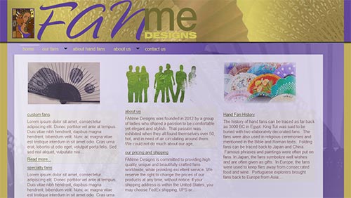 FANme Design Homepage