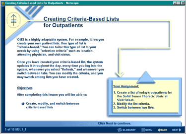 MSKCC elearning application